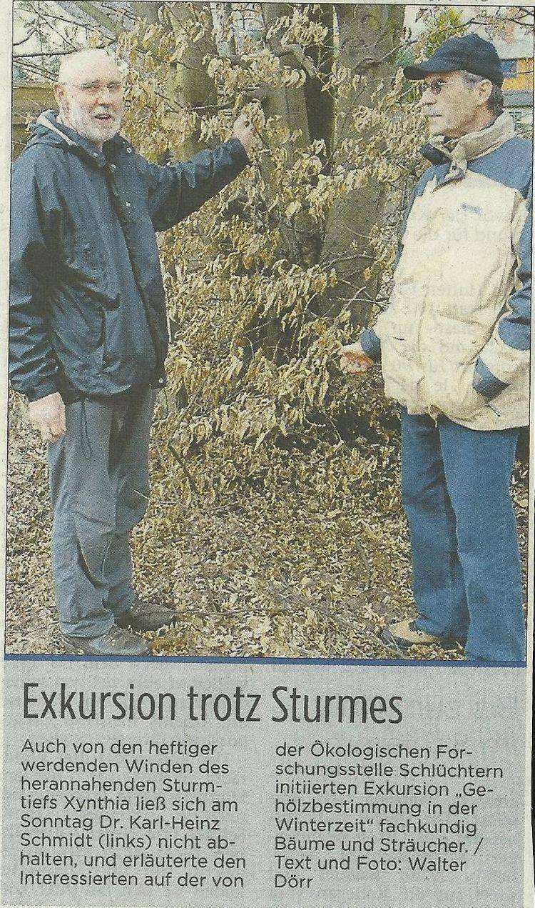 Pressemeldung Exkursion trotz Sturmes